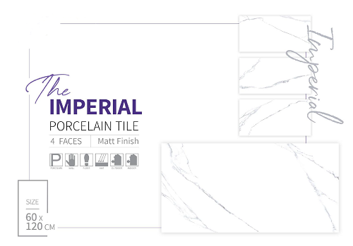 تصویر 1 از سرامیک 120×60 پرسلان مدل IMPERIAL + قیمت مناسب